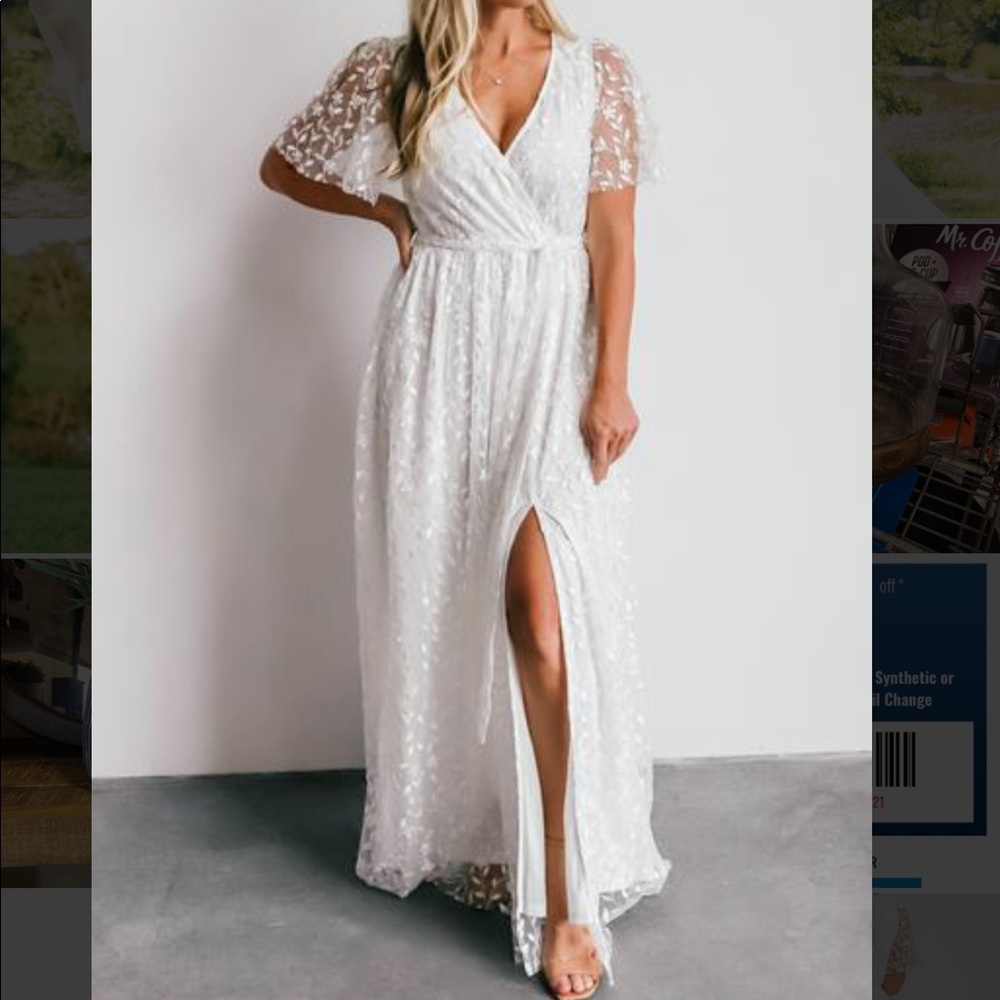 Baltic Born Marseille Embossed Maxi Dress